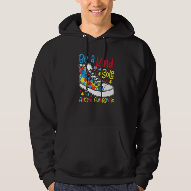 I Dont Speak Much Brilliant Autism Autistic Boys G Hoodie (Front)