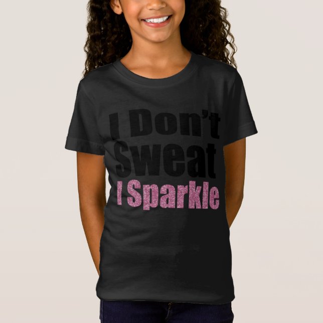 "I Don't Sweat I Sparkle" Active Tank (Front)