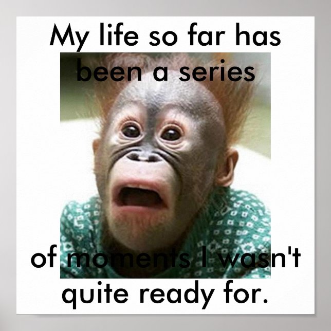 I don't think I'm ready for life Poster (Front)