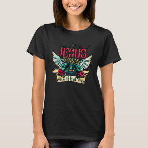 I Don't Think Jesus Done it That Way Guitar Christ T-Shirt