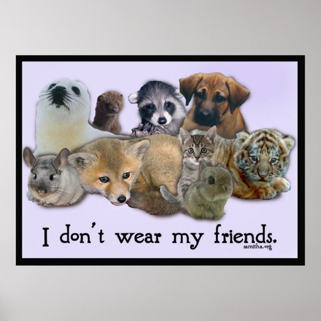 I DOn't Wear My Friends Poster (Front)