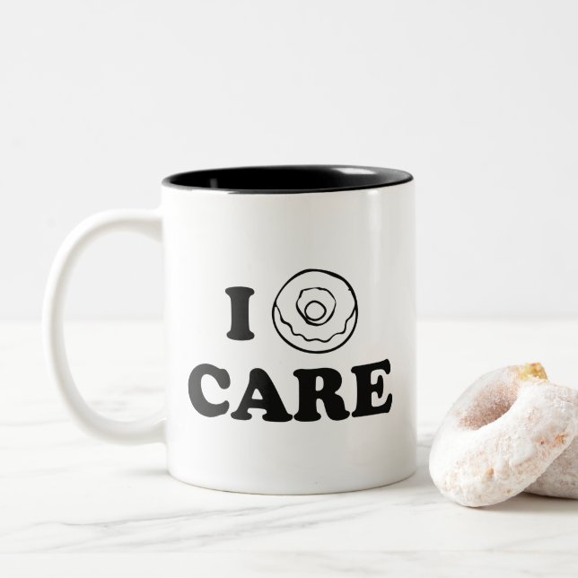 I Doughnut Care Coffee Mug (With Donut)