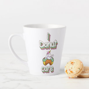 I Doughnut Care Latte Mug
