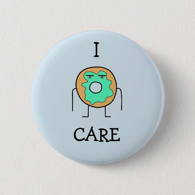 I Doughnut Care Pin (Front)