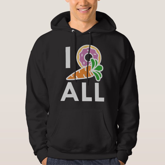 I Doughnut Carrot All Hoodie (Front)