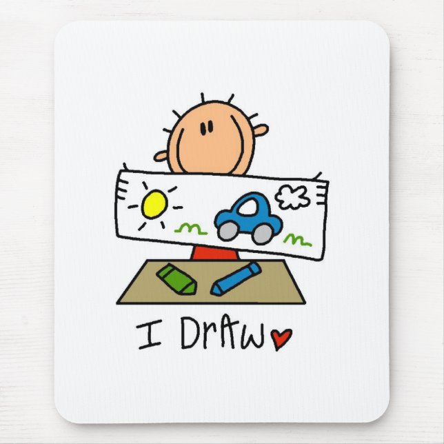I Draw Mouse Mat (Front)
