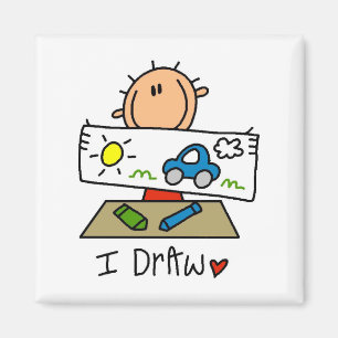 I Draw Tshirts and Gifts Magnet