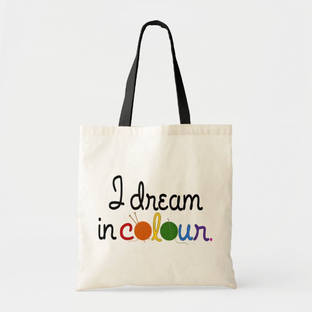 I Dream in Colour tote - for lights (Front)