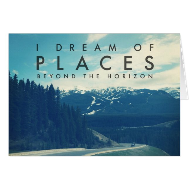 I Dream Of Places Beyond The Horizon (Front Horizontal)