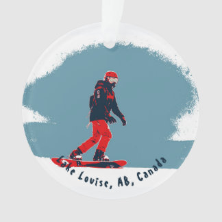 I Dream of Snowboarding - Snowboarder Ornament