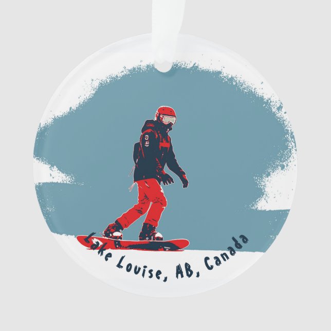 I Dream of Snowboarding - Snowboarder Ornament (Front)