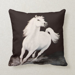 I Dreamed Him White Cushion