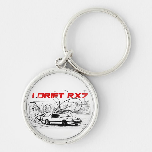 I Drift RX7 Key chain (Front)