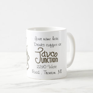 I Drink Coffee at Java Junction Customisable Mug