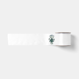 I Drink So Much Tea, Cute Tea Pot Satin Ribbon