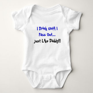 I Drink Until I Pass Out Baby Bodysuit