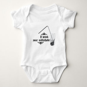 I Drink Your Milkshake Baby Bodysuit
