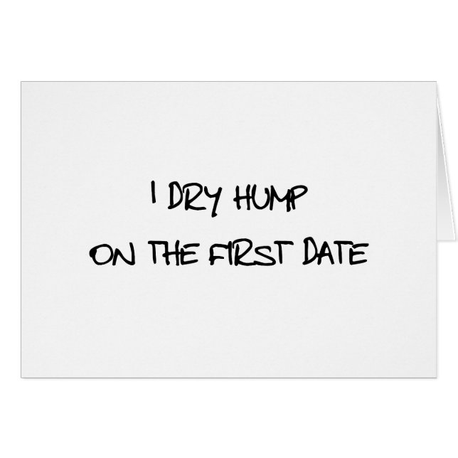 I Dry Hump (Front Horizontal)