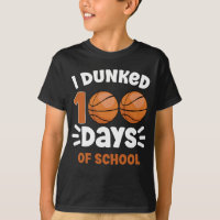 I Dunked 100 Days of School Basketball Boy