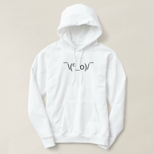 I Dunno LOL ¯\(º_o)/¯ Emoticon Japanese Kaomoji Hoodie