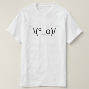 I Dunno LOL ¯\(º_o)/¯ Emoticon Japanese Kaomoji T-Shirt