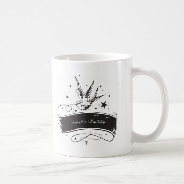 "I Dwell in Possibility" Coffee Mug (Right)