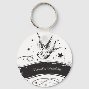 "I Dwell in Possibility" Key Ring