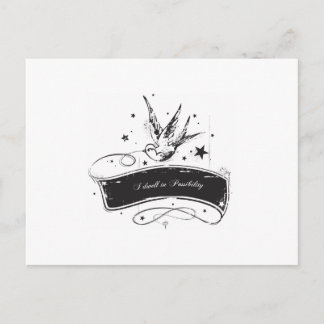 "I dwell in Possibility" Postcard