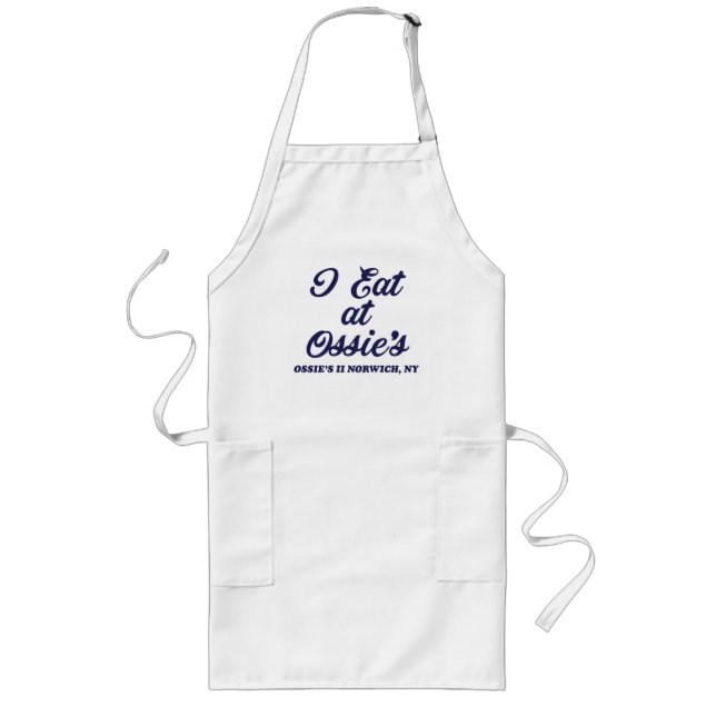 I Eat at Ossie's Apron (Front)