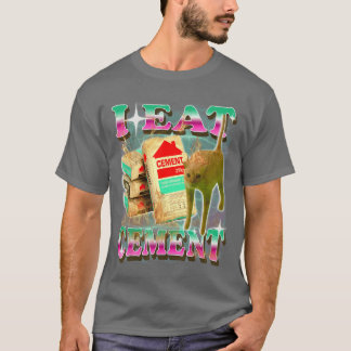 I Eat Cement Funny Cat Meme Absurd Surreal GenZ Hu T-Shirt