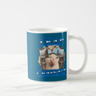 I Eat Cement Funny Cat Meme Men Women Kids Humor  Coffee Mug