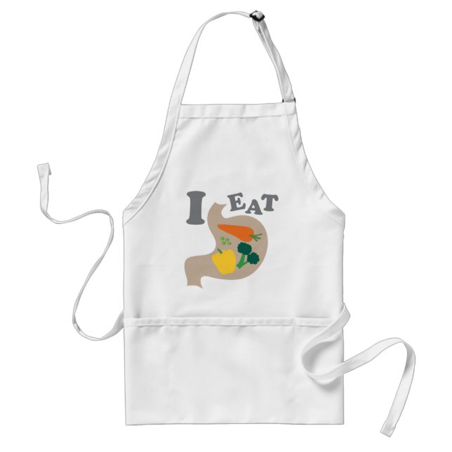 I Eat Vegetables Standard Apron (Front)