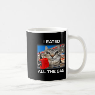 I Eated All The Gas Funny Silly Staring Cat Meme G Coffee Mug