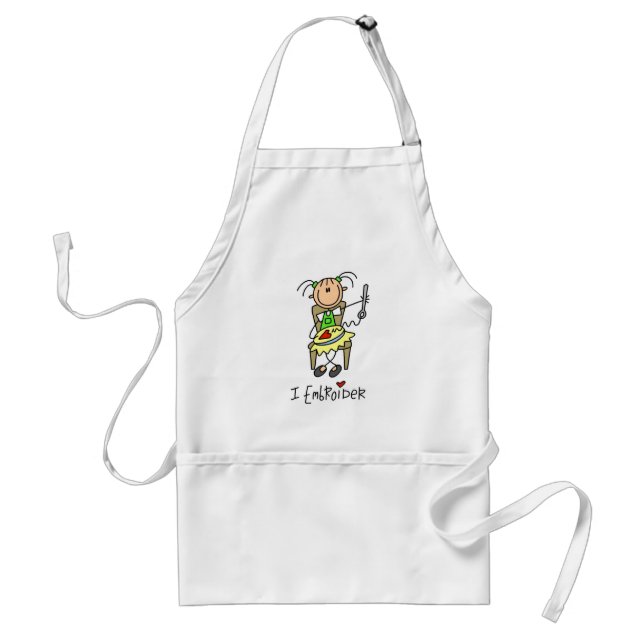 I Embroider Standard Apron (Front)