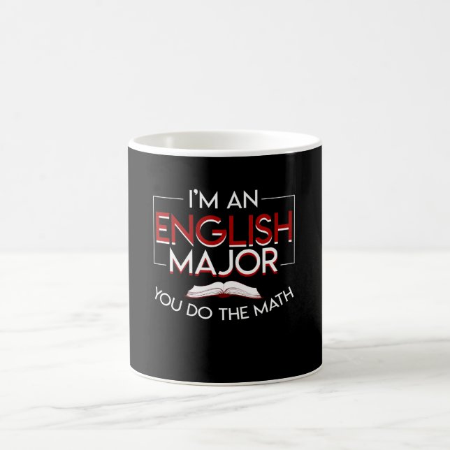 I English Major You Math English Teacher Coffee Mug (Center)