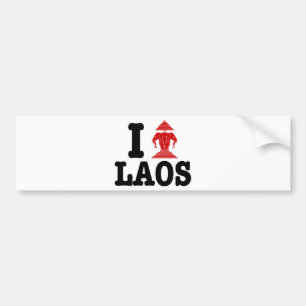 I Erawan (Love) Laos Bumper Sticker