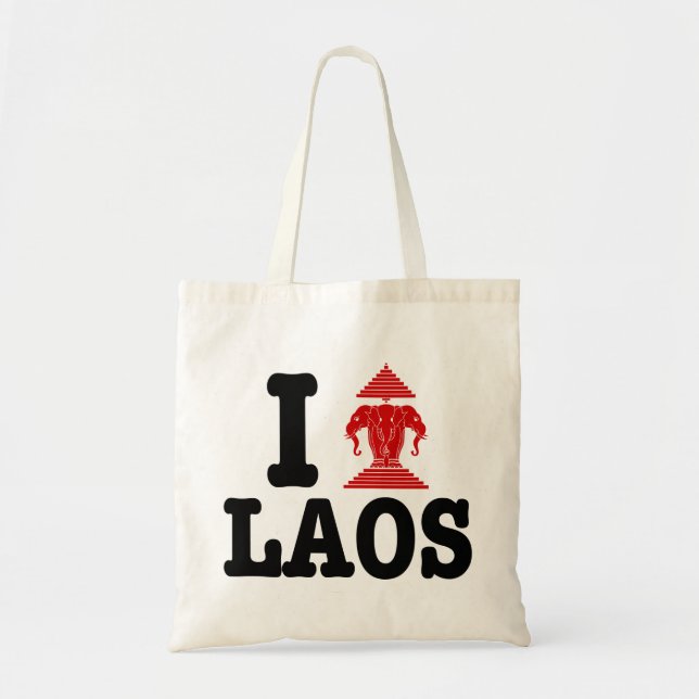 I Erawan (Love) Laos Tote Bag (Front)