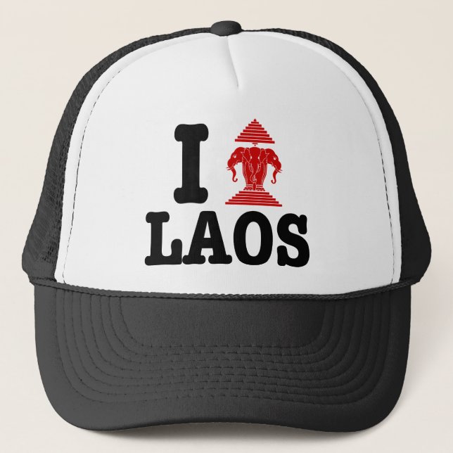 I Erawan (Love) Laos Trucker Hat (Front)
