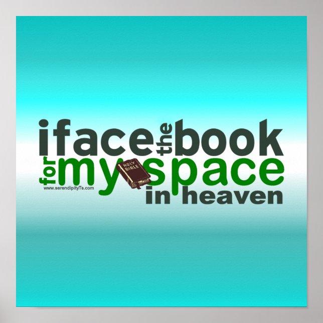 I Face the Book for Myspace Poster (Front)