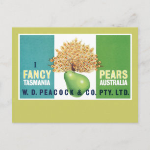 I Fancy Pears Postcard