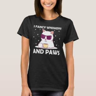 I Fancy Whiskers and Paws Cat Collection Kitten T-Shirt