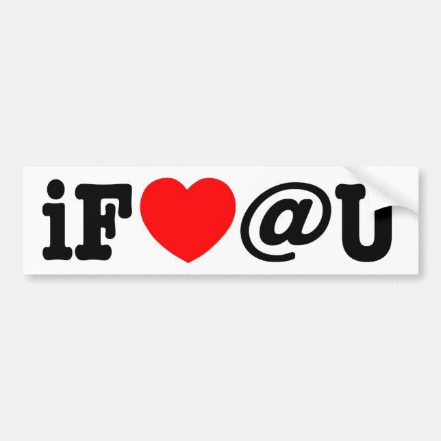 I Fart at You Bumper Sticker (Front)
