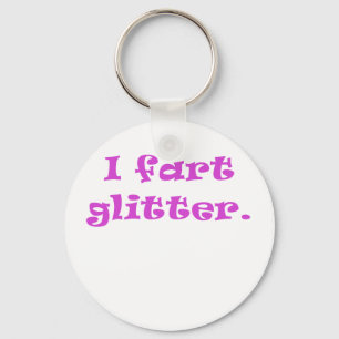 I Fart Glitter Key Ring