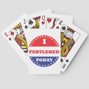 I Fartleked Today Playing Cards