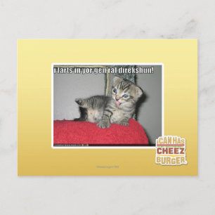 I farts in yor gen'ral direkshun postcard