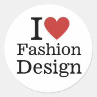 I ❤️ Fashion Design for Students/Faculty CUSTOM