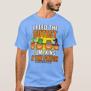 I Feed Cutest Pumpkins In The Patch Lunch Lady Tha T-Shirt