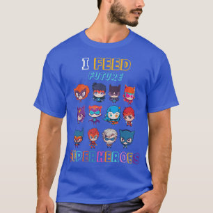 I Feed Future  School Cafeteria Lunch Lady Funny T-Shirt