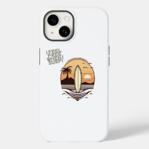 i feel free when i surf Case-Mate iPhone 14 case