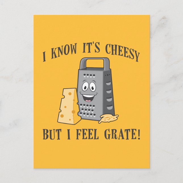 I Feel Grate Postcard (Front)